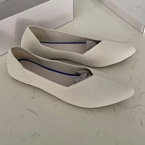 Beige flats,  size 9